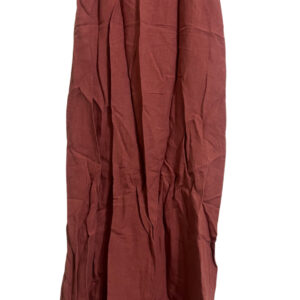 Vestido TOAST de lino – largo, bohemio, color terracota