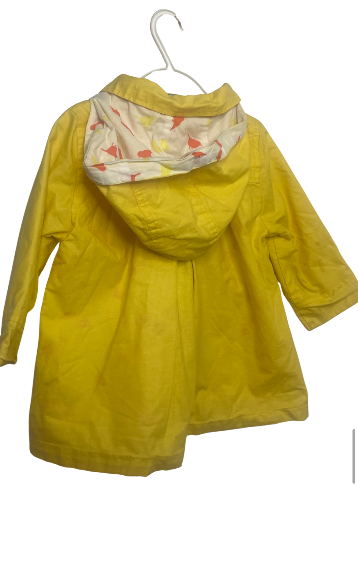 Abrigo ligero amarillo para niña – Talla 2-3 años - Image 2